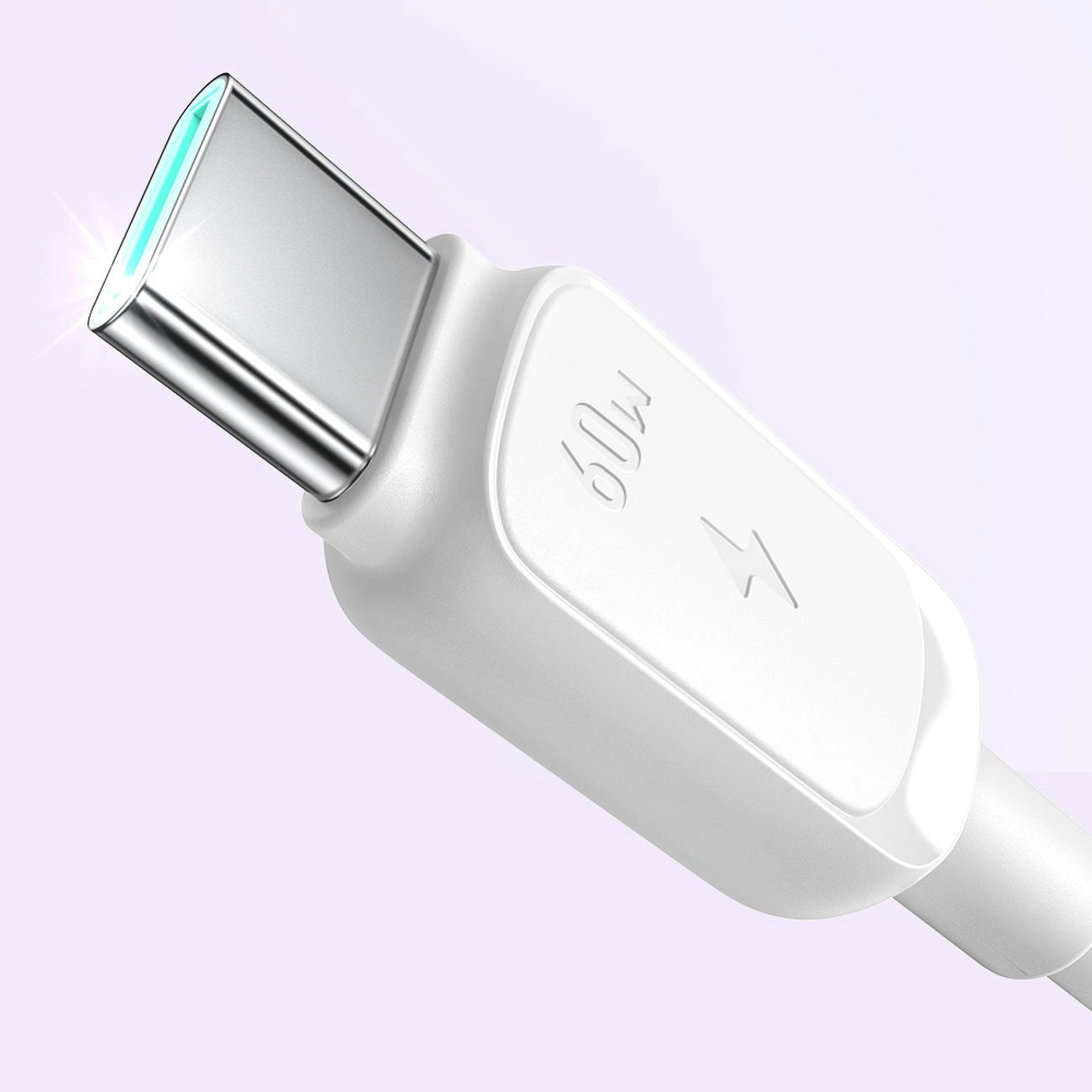 USB-C til USB-C data- og ladekabel Joyroom S-A14, 60W, 1.2m, Hvit