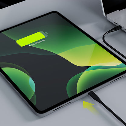 USB-C til USB-C data- og ladekabel Allity. AUC-02, 100W, 1m, Svart