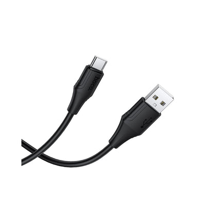 USB-A til USB-C data- og ladekabel HOCO X124, 18W, 1m, Svart