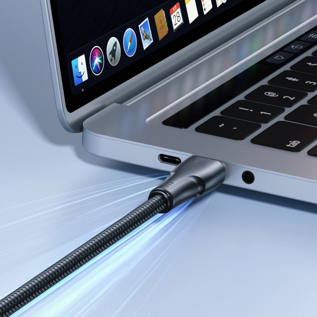 USB-C data- og ladekabel - USB-C Joyroom S-A11, 60W, 0,25m, Svart