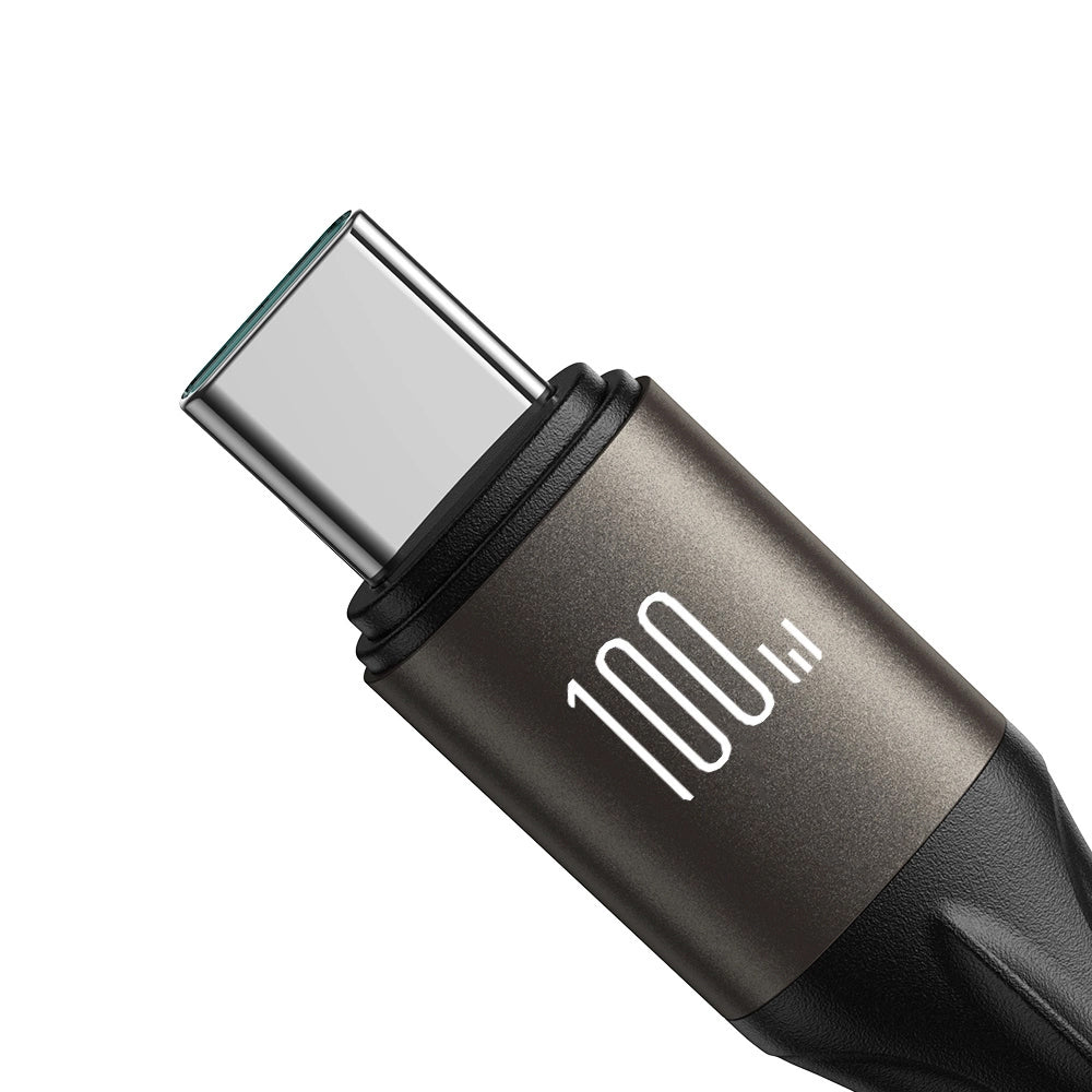 USB-C til USB-C data- og ladekabel Joyroom S-A25 Light-Speed, 100W, 1.2m, Svart