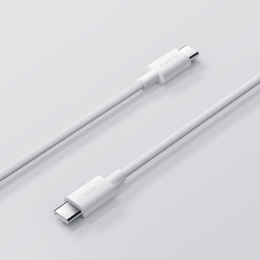 USB-C data- og ladekabel - USB-C Xiaomi, 60W, 1m, Hvit BHR0878GL