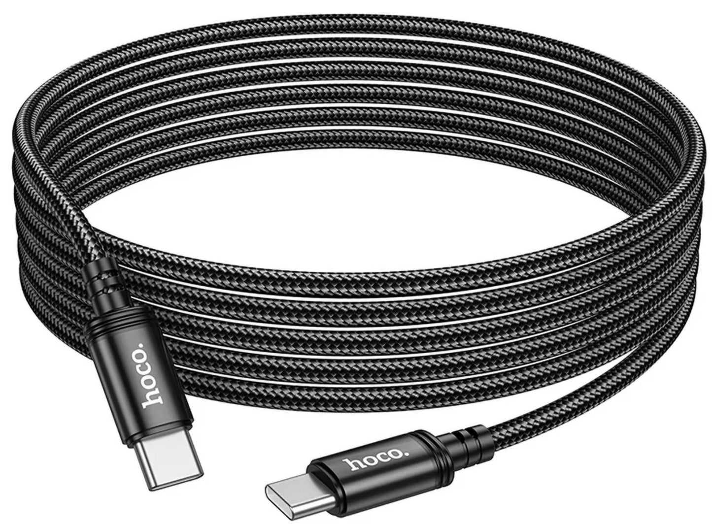 USB-C til USB-C data- og ladekabel HOCO X91, 60W, 3m, Svart