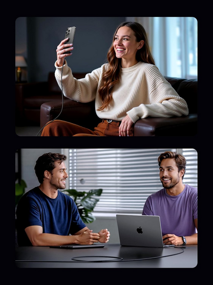 USB-C til USB-C data- og ladekabel UGREEN L524, 60W, 2m, Grå