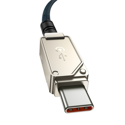 USB-C til USB-C Baseus Unbreakable data- og ladekabel, 100W, 2m, Hvit P10355800221-01