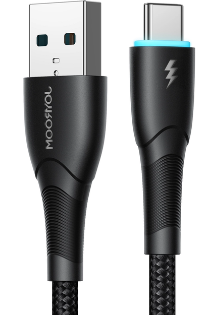 USB-A til USB-C data- og ladekabel Joyroom S-A32, 18W, 1m, Svart