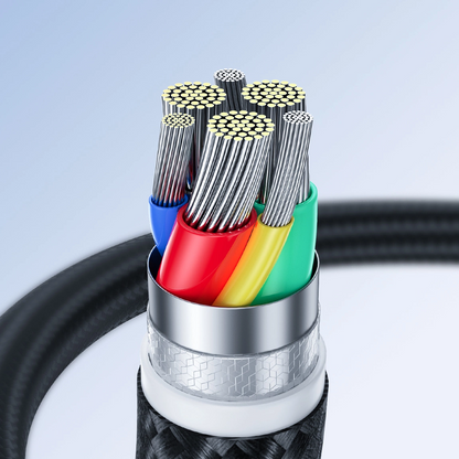 USB-A - Lightning lade- og datakabel Joyroom S-A11, 18W, 1.2m, Svart