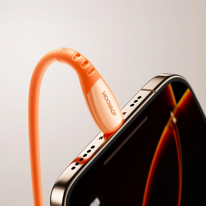 USB-C til Lightning-lade- og datakabel Joyroom S-A59 Vibrant, 30W, 1.2m, Oransje