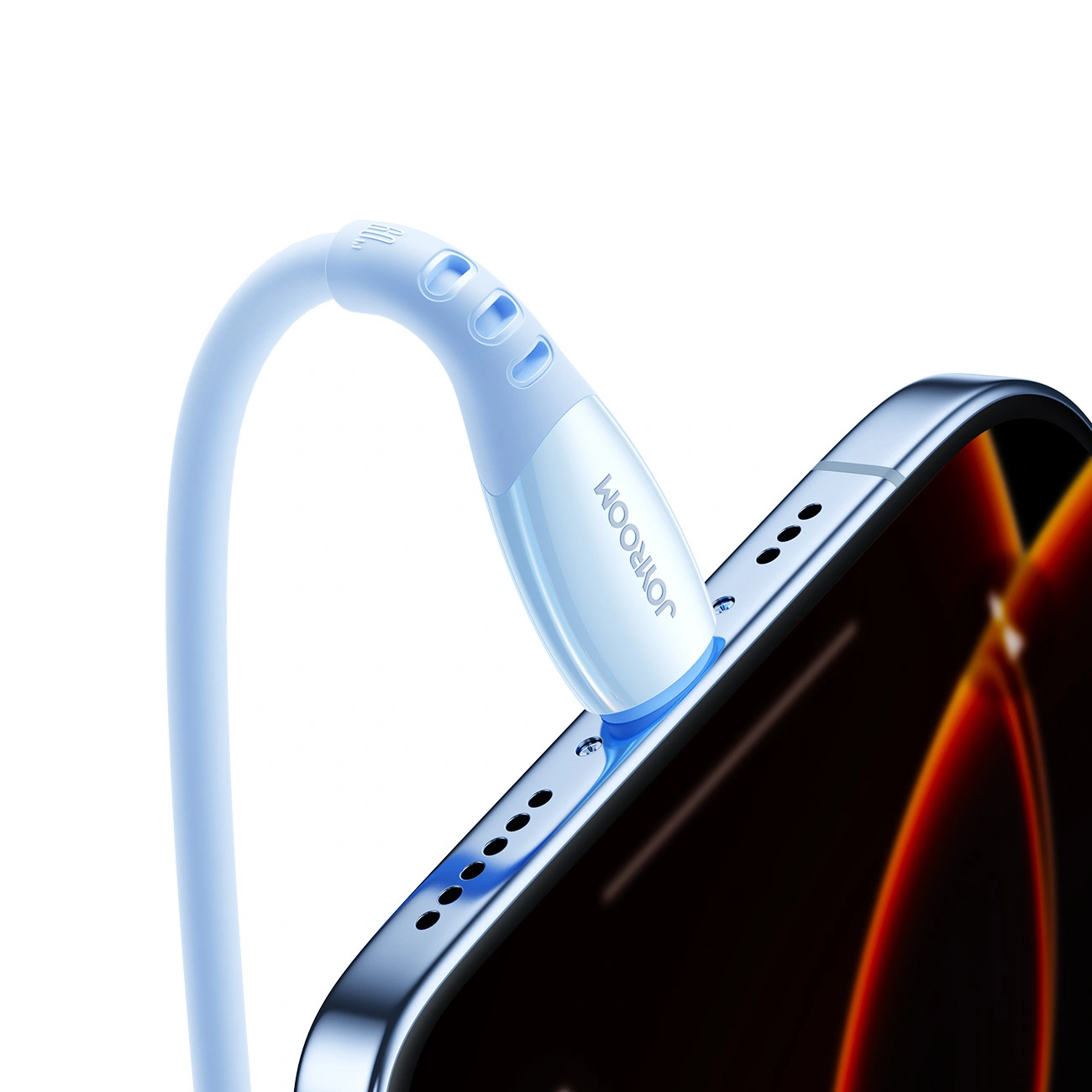 USB-C til USB-C data- og ladekabel Joyroom S-A59 Vibrant, 60W, 1.2m, Blå
