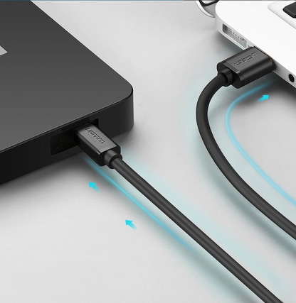 USB-A til miniUSB data- og ladekabel UGREEN US132, 3m, svart
