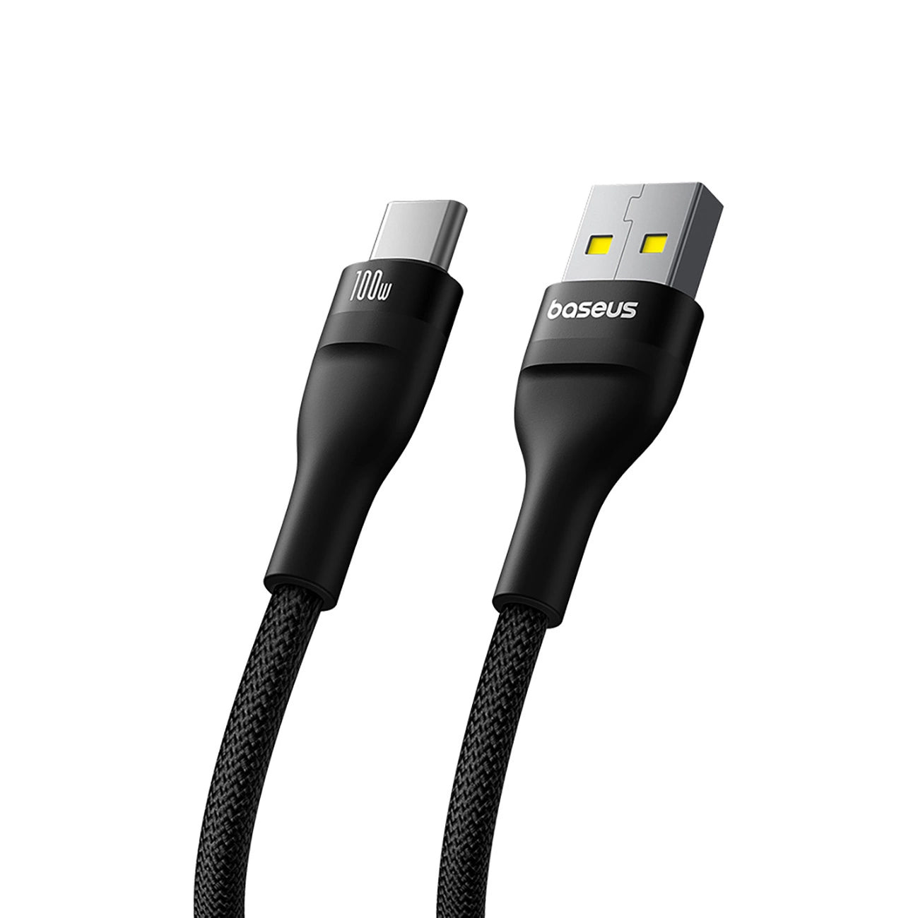 USB-A til USB-C data- og ladekabel Baseus Flash Series II, 100W, 2m, svart P10311804111-01