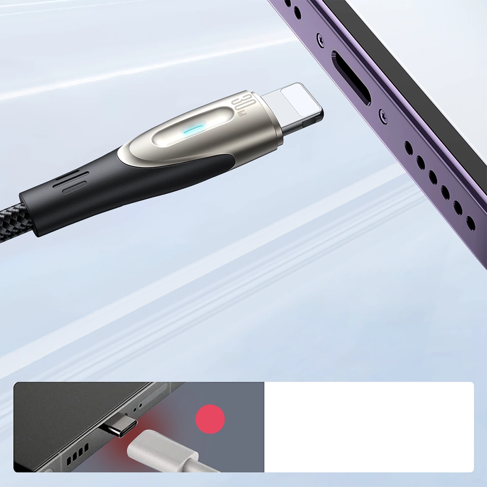 USB-A til Lightning data- og ladekabel Joyroom SA31-AL3, 18W, 1,2m, svart