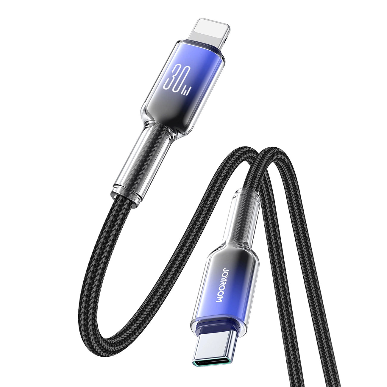 USB-C til Lightning data- og ladekabel Joyroom S-A42, 30W, 1,2m, svart