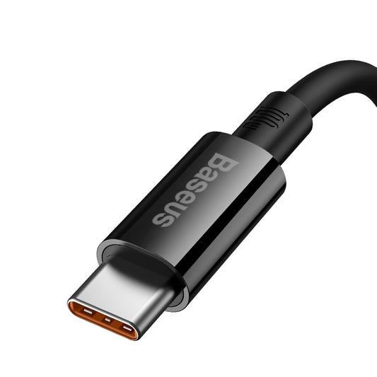 USB-A til USB-C Baseus Superior Series data- og ladekabel, 100 W, 2 m, svart P10320102114-02