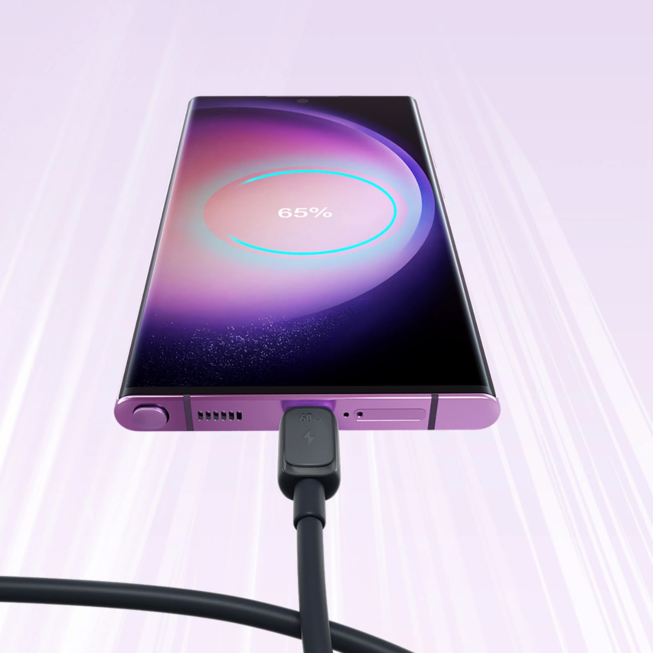USB-C til USB-C data- og ladekabel Joyroom A14, 60W, 1.2m, Svart