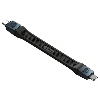 USB-C til USB-C OEM data- og ladekabel 8K Video, 240W, 0.13m, Svart