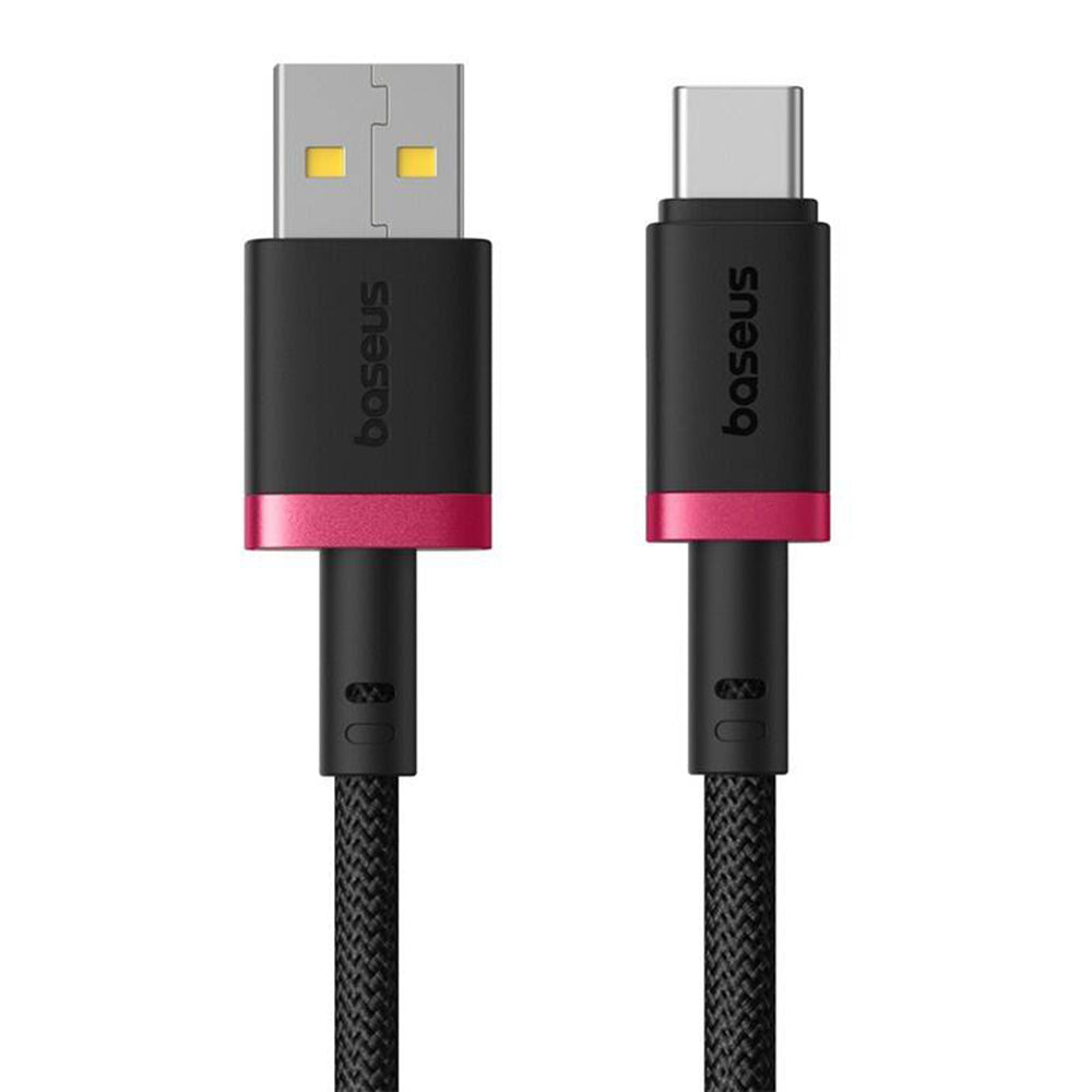 USB-A til USB-C Baseus Dura Series data- og ladekabel, 60W, 2m, Rød P10377802U01-03