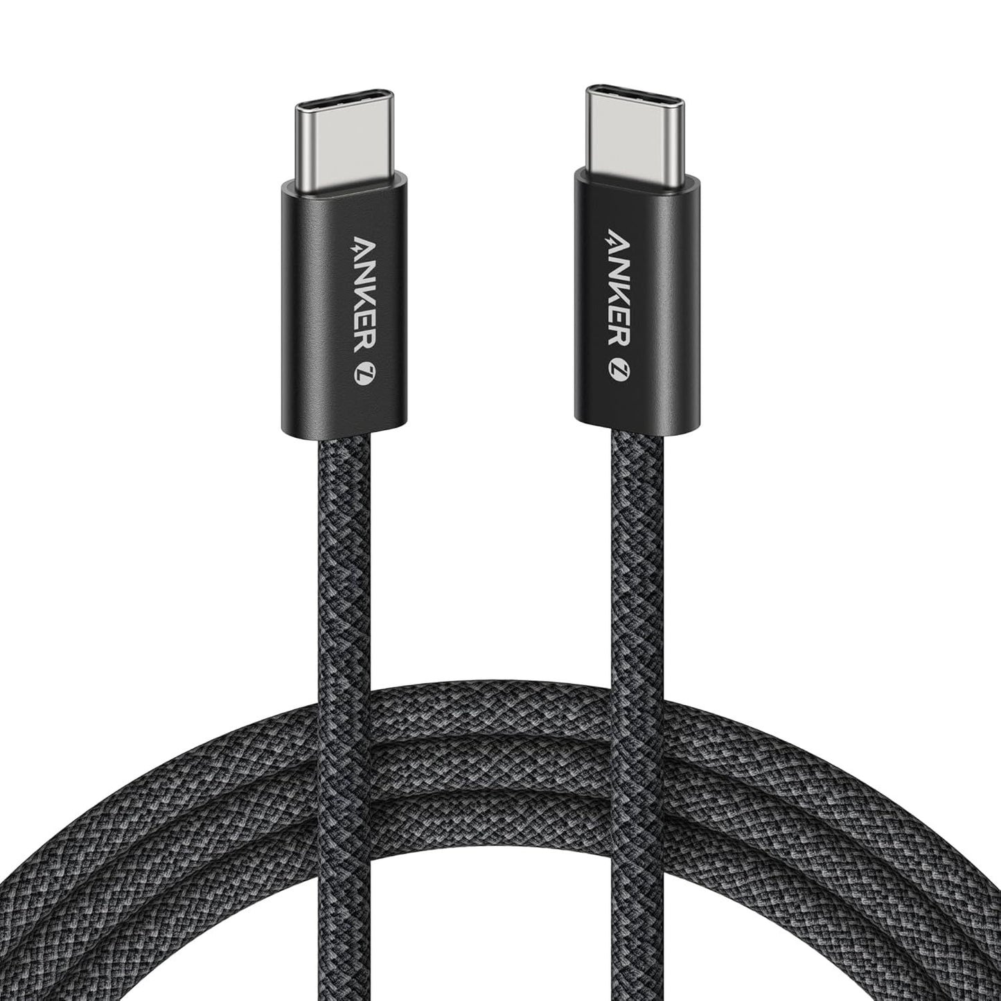 USB-C til USB-C Anker Zolo data- og ladekabel, 240W, 1.8m, Svart A8060H12