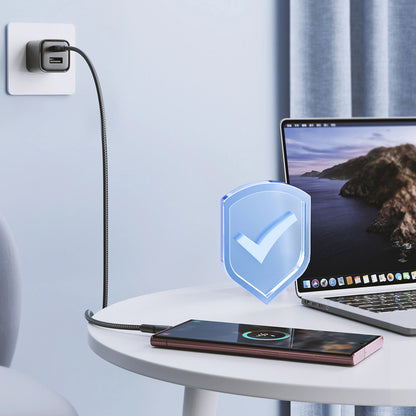 USB-C data- og ladekabel - USB-C Joyroom S-A11, 60W, 0,25m, Svart