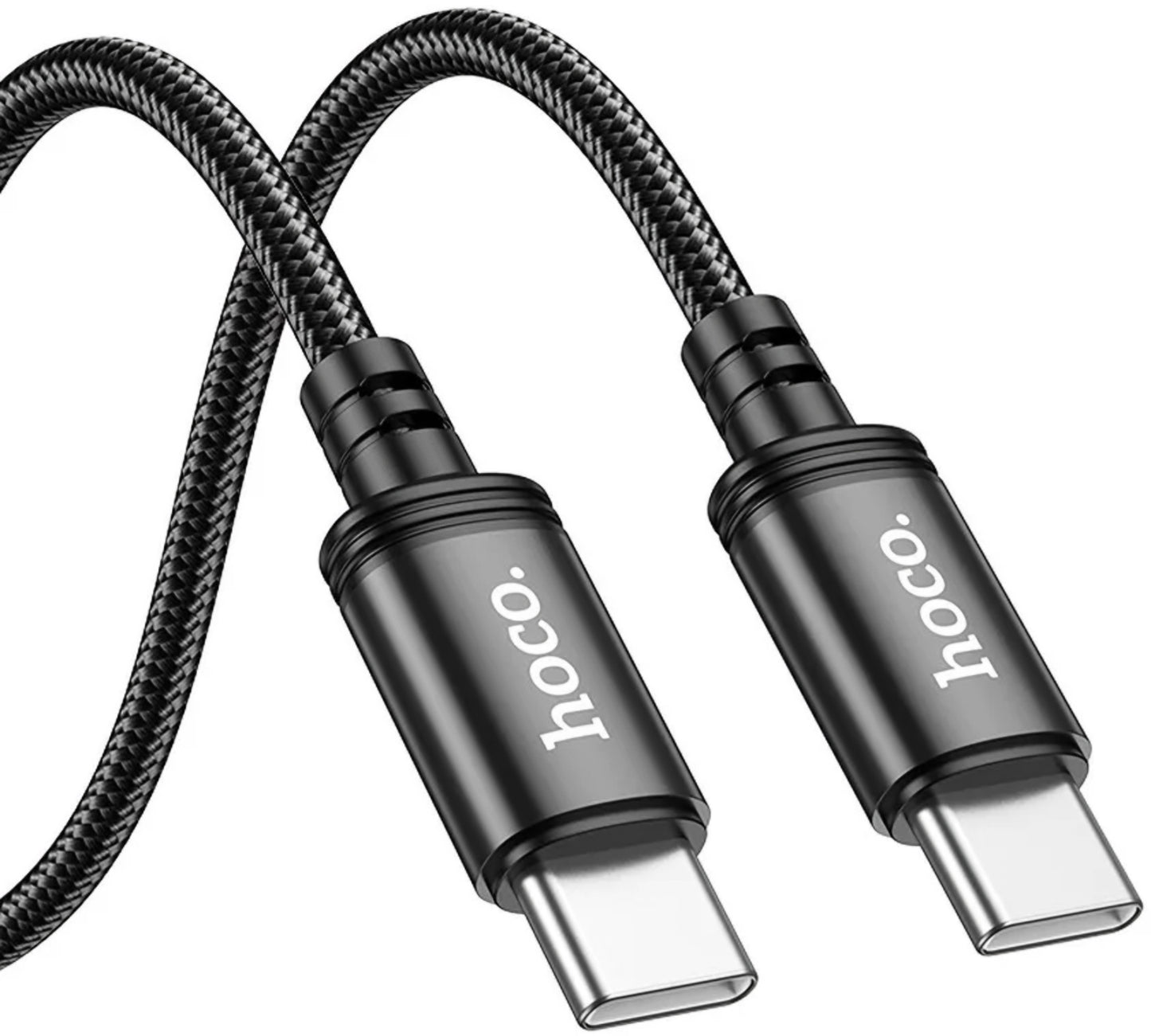 USB-C til USB-C data- og ladekabel HOCO X91, 60W, 3m, Svart
