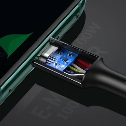 USB-C til USB-C data- og ladekabel UGREEN US300, 100W, 2m, Hvit