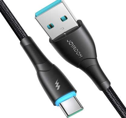 USB-A til USB-C data- og ladekabel Joyroom S-A32, 18W, 1m, Svart