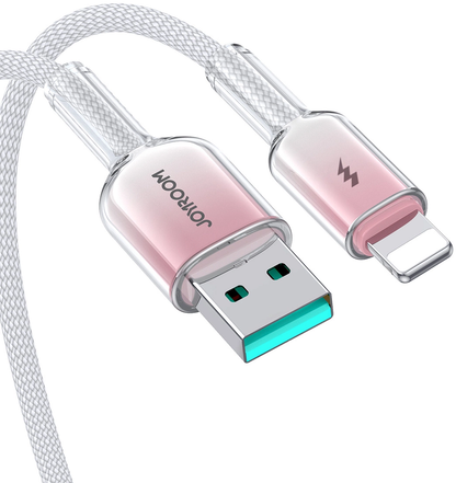 USB-A til Lightning data- og ladekabel Joyroom S-A42, 18W, 1,2m, hvit