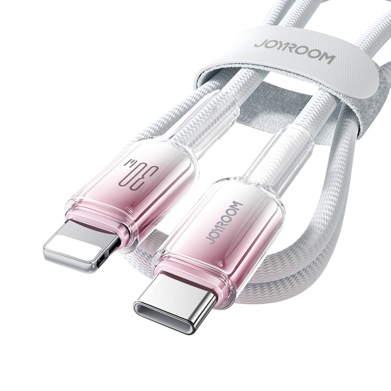 USB-C til Lightning data- og ladekabel Joyroom S-A42, 30W, 1,2m, hvit