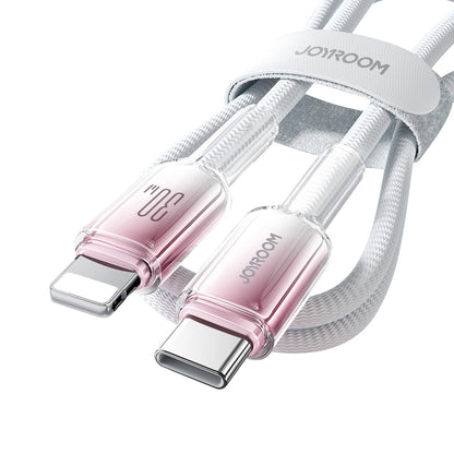 USB-C til Lightning data- og ladekabel Joyroom S-A42, 30W, 1,2m, hvit