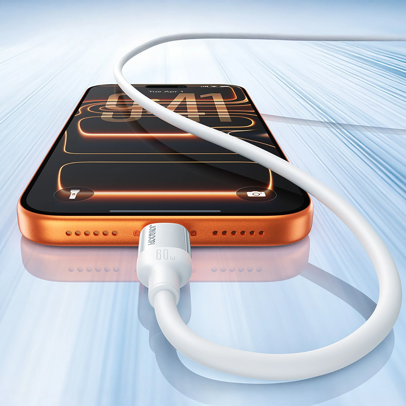 USB-A til USB-C datakabel og ladekabel Joyroom S-A62 Lively, 18W, 1,2m, hvit