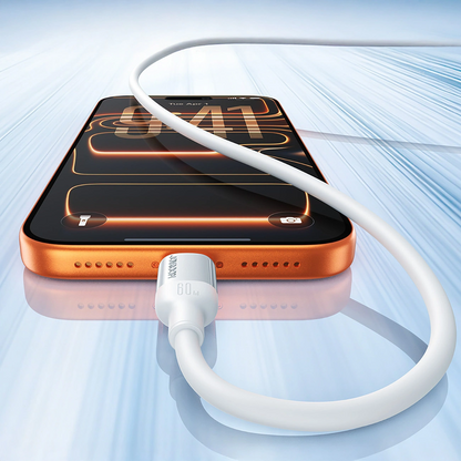 USB-A til USB-C datakabel og ladekabel Joyroom S-A62 Lively, 18W, 1,2m, hvit