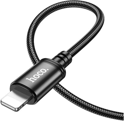USB-C - Lightning Data- og Ladekabel HOCO X89, 27W, 2m, Svart