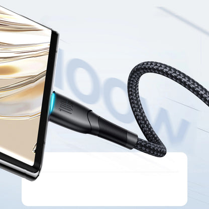 USB-A til USB-C data- og ladekabel Joyroom S-A32, 100W, 1m, Svart