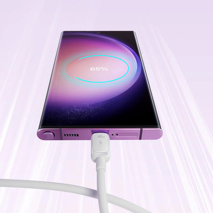 USB-C til USB-C data- og ladekabel Joyroom S-A14, 60W, 1.2m, Hvit