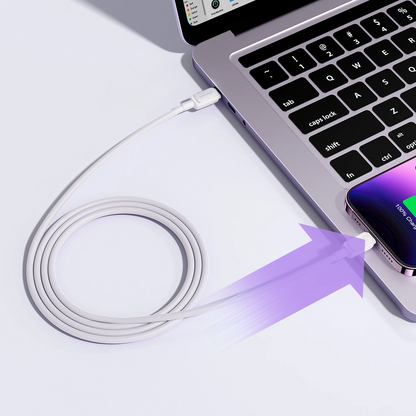 USB-C - Lightning lade- og datakabel Joyroom S-A14, 30W, 1.2m, Hvit