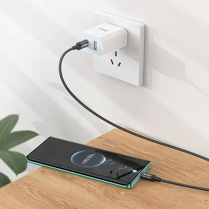 USB-C til USB-C data- og ladekabel HOCO X91, 60W, 3m, Svart