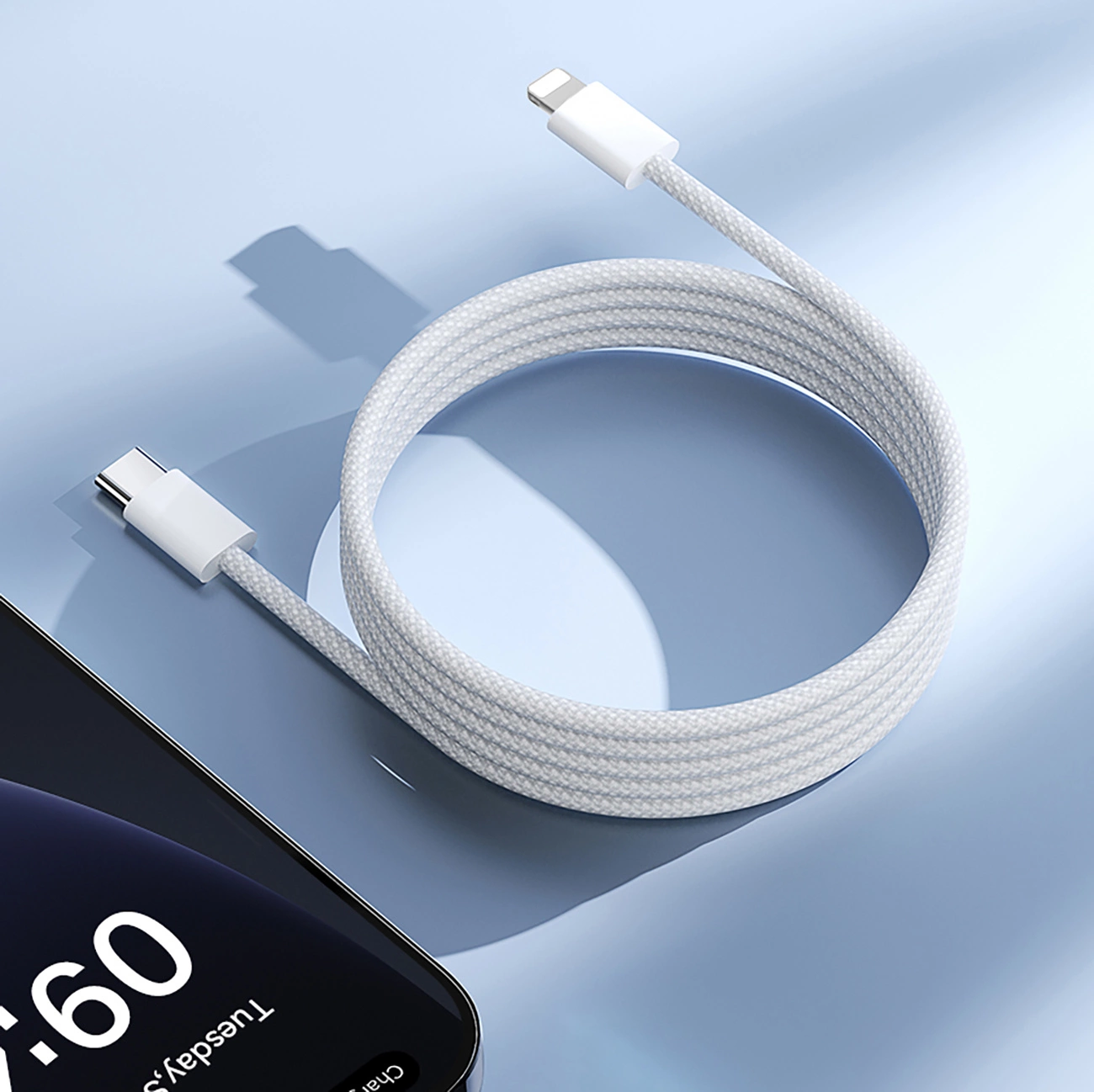 USB-C til Lightning-lade- og datakabel Joyroom S-A45, 30W, 1m, Hvit