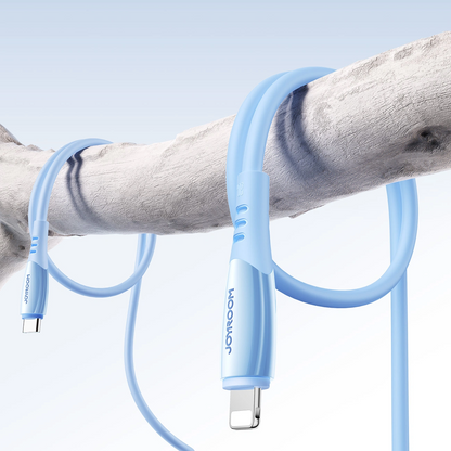 USB-C til Lightning-lade- og datakabel Joyroom S-A59 Vibrant, 30W, 1.2m, Blå