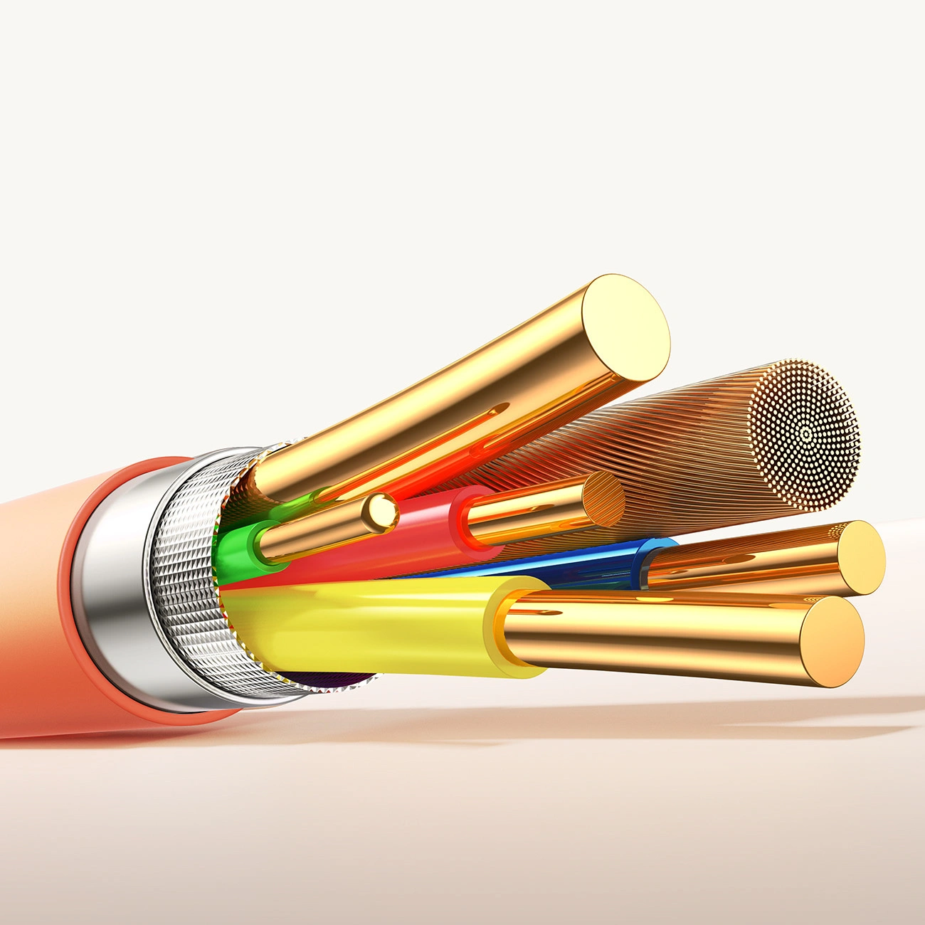 USB-C til USB-C data- og ladekabel Joyroom S-A59 Vibrant, 60W, 1.2m, Oransje
