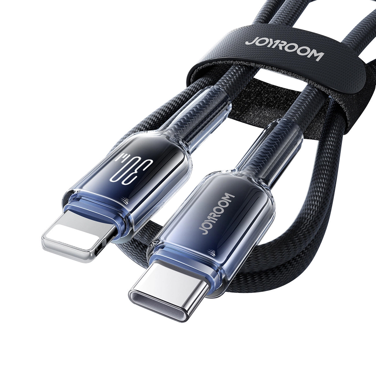 USB-C til Lightning data- og ladekabel Joyroom S-A42, 30W, 1,2m, svart