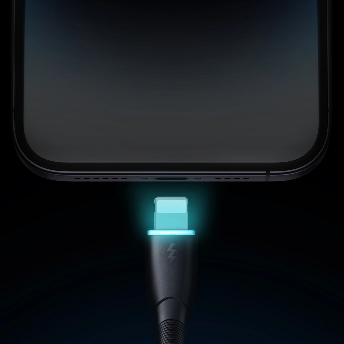 Joyroom S-A32 USB-A–Lightning-kabel for dataoverføring og lading, 18 W, 1 m, svart