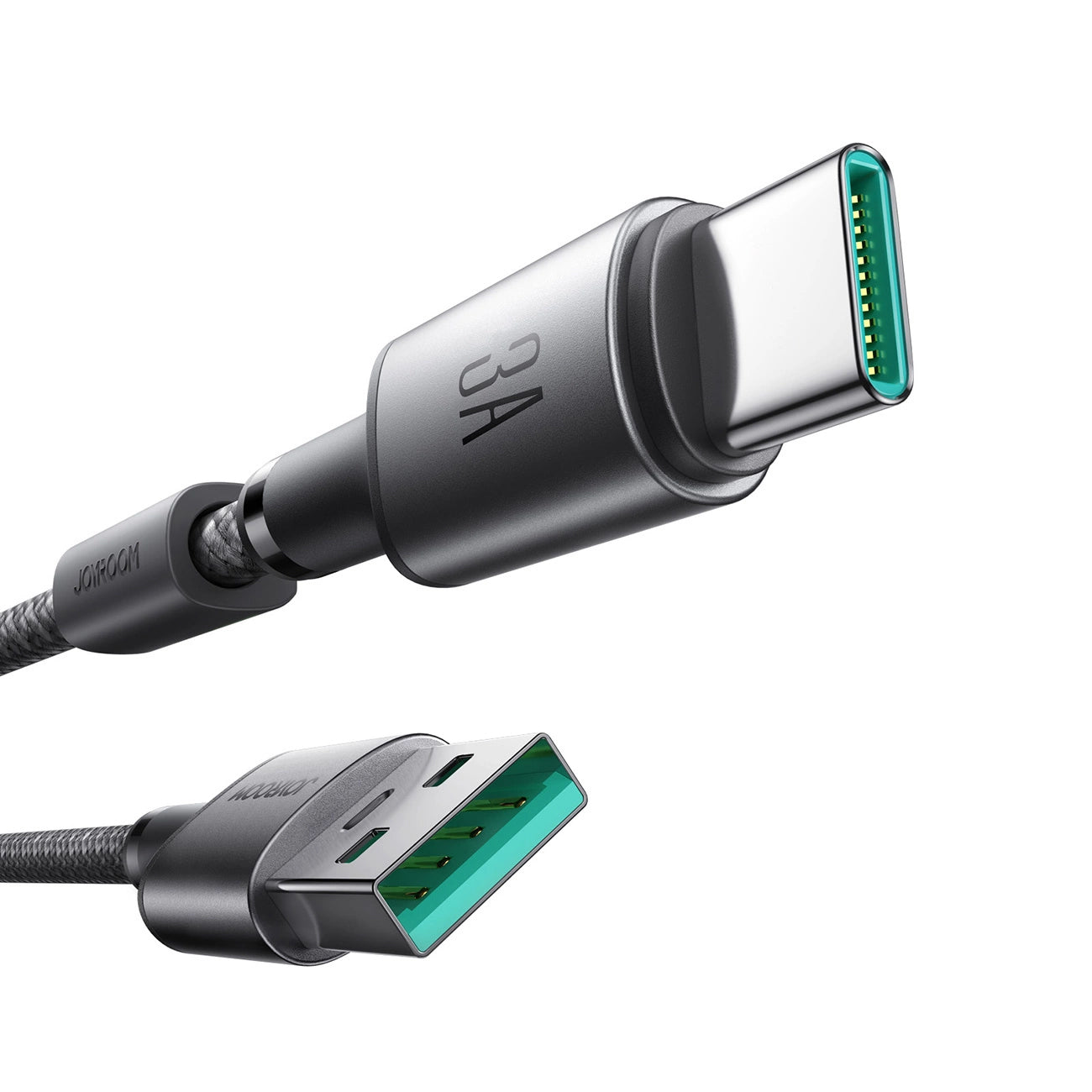USB-A - USB-C data- og ladekabel Joyroom S-A50, 60W, 1.2m, Grå