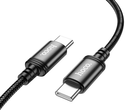 USB-C til USB-C data- og ladekabel HOCO X91, 60W, 3m, Svart