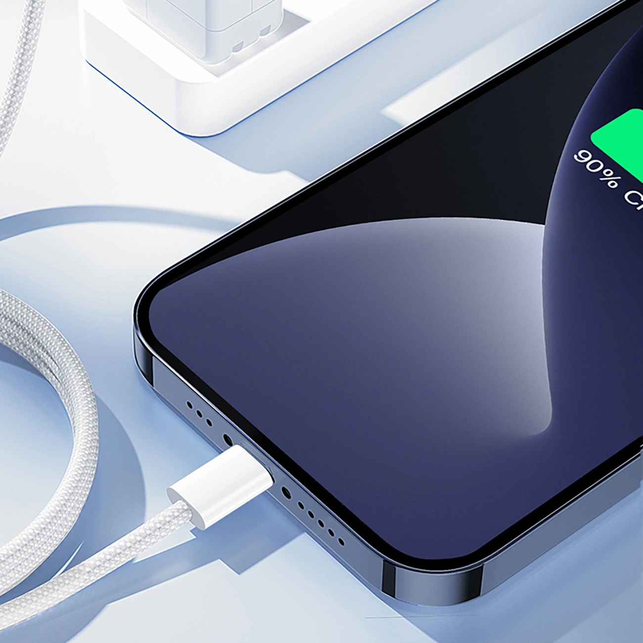 USB-C til Lightning-lade- og datakabel Joyroom S-A45, 30W, 1m, Hvit