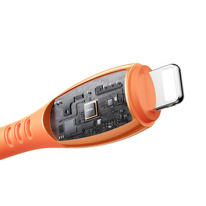 USB-C til Lightning-lade- og datakabel Joyroom S-A59 Vibrant, 30W, 1.2m, Oransje