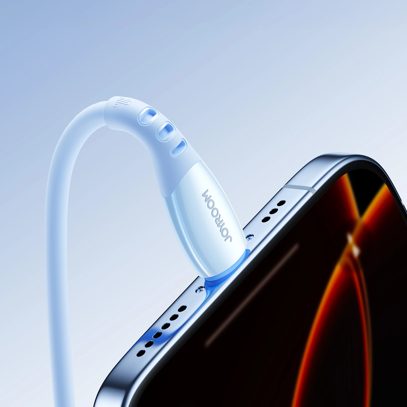 USB-C til Lightning-lade- og datakabel Joyroom S-A59 Vibrant, 30W, 1.2m, Blå