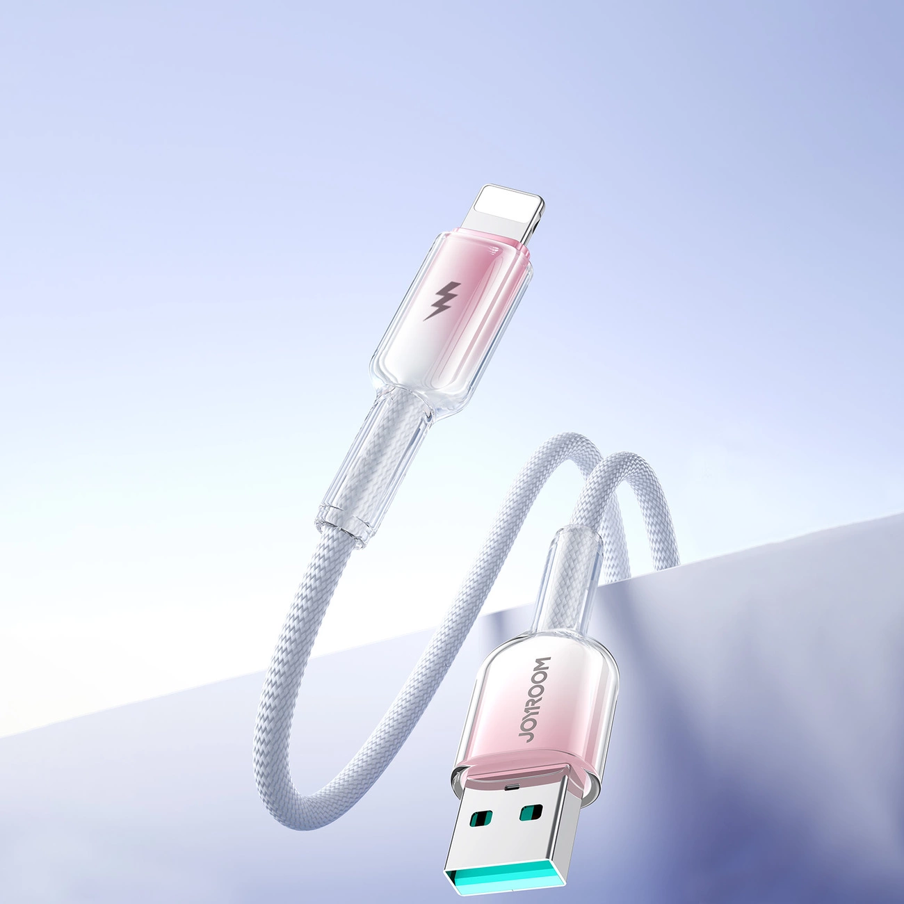 USB-A til Lightning data- og ladekabel Joyroom S-A42, 18W, 1,2m, hvit