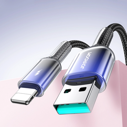 USB-A til Lightning data- og ladekabel Joyroom S-A42, 18W, 1,2m, svart