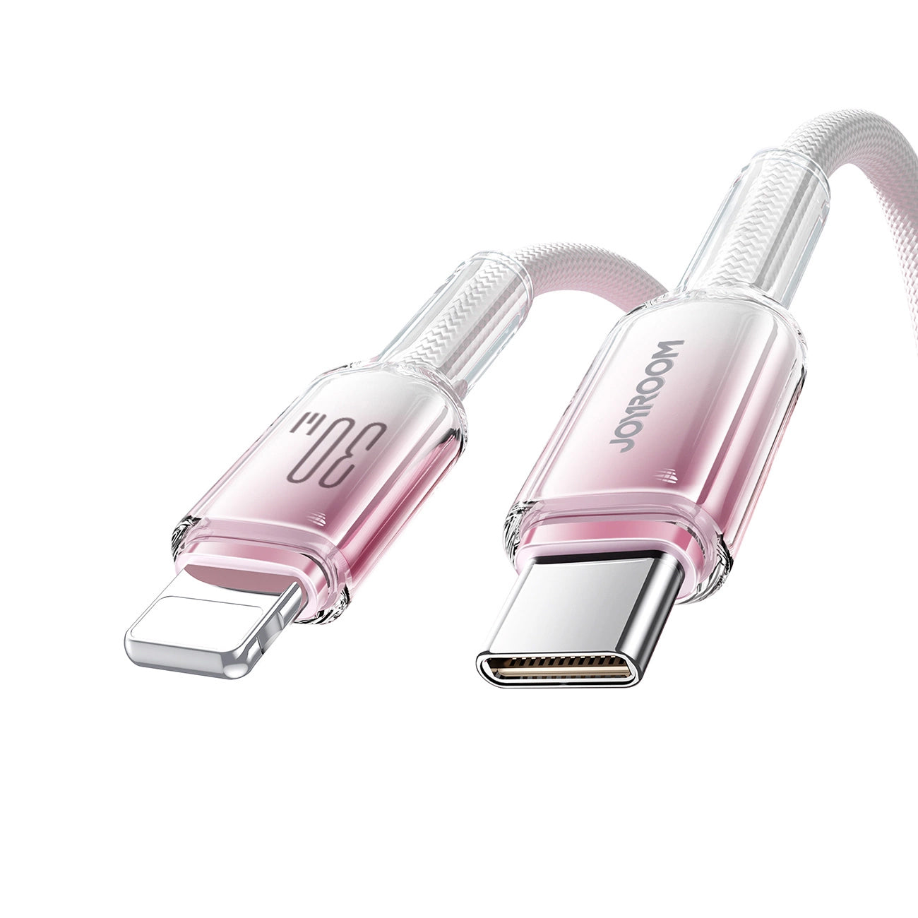 USB-C til Lightning data- og ladekabel Joyroom S-A42, 30W, 1,2m, hvit