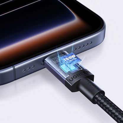 USB-C Data- og ladekabel - USB-C UGREEN, 100W, 1m, svart
